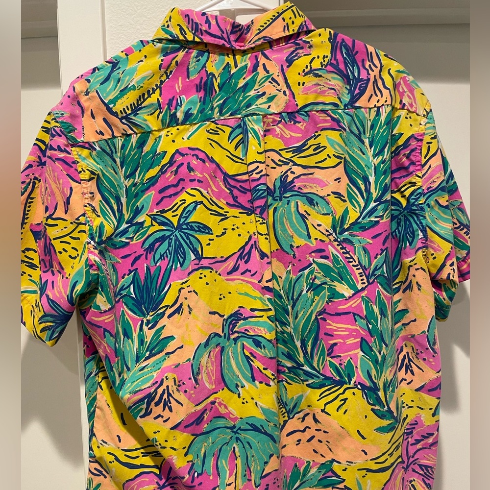 Tropical Print Men's Shirt - Picture 3 of 3